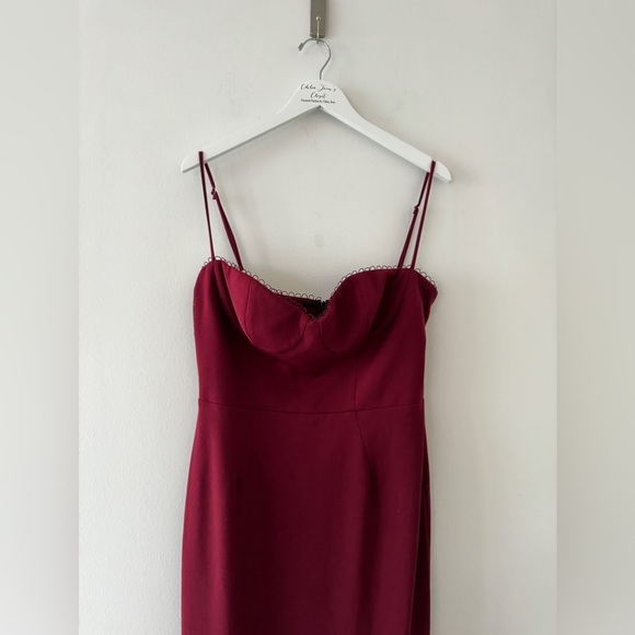 KATIE MAY Yasmin Maroon Dress XL - Picture 3 of 6